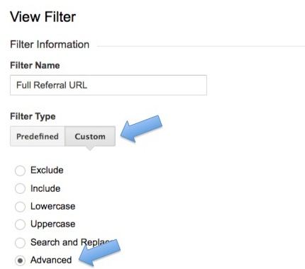 Full Referral Filter in Google Analytics