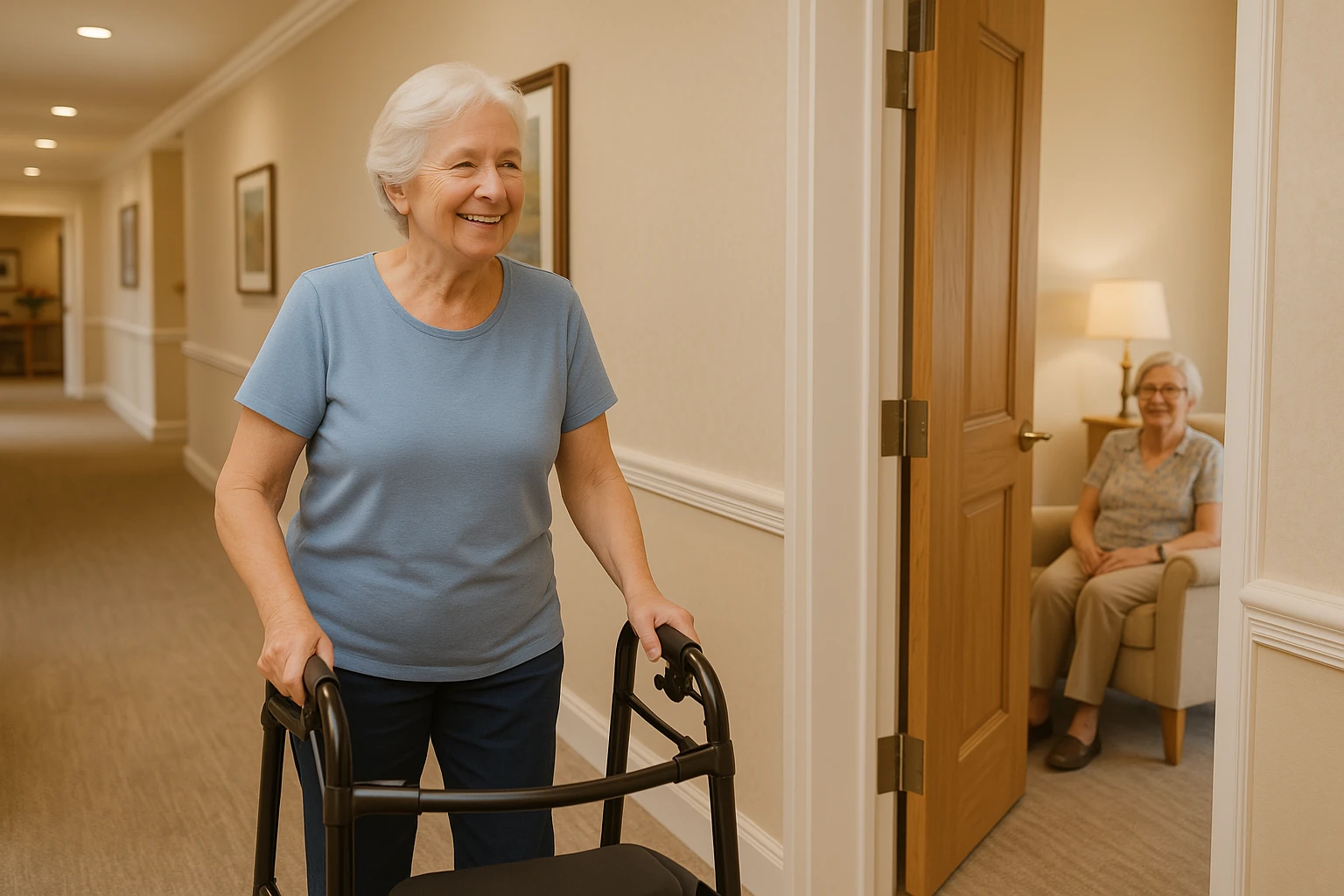 new resident in senior living community from a social media campagn